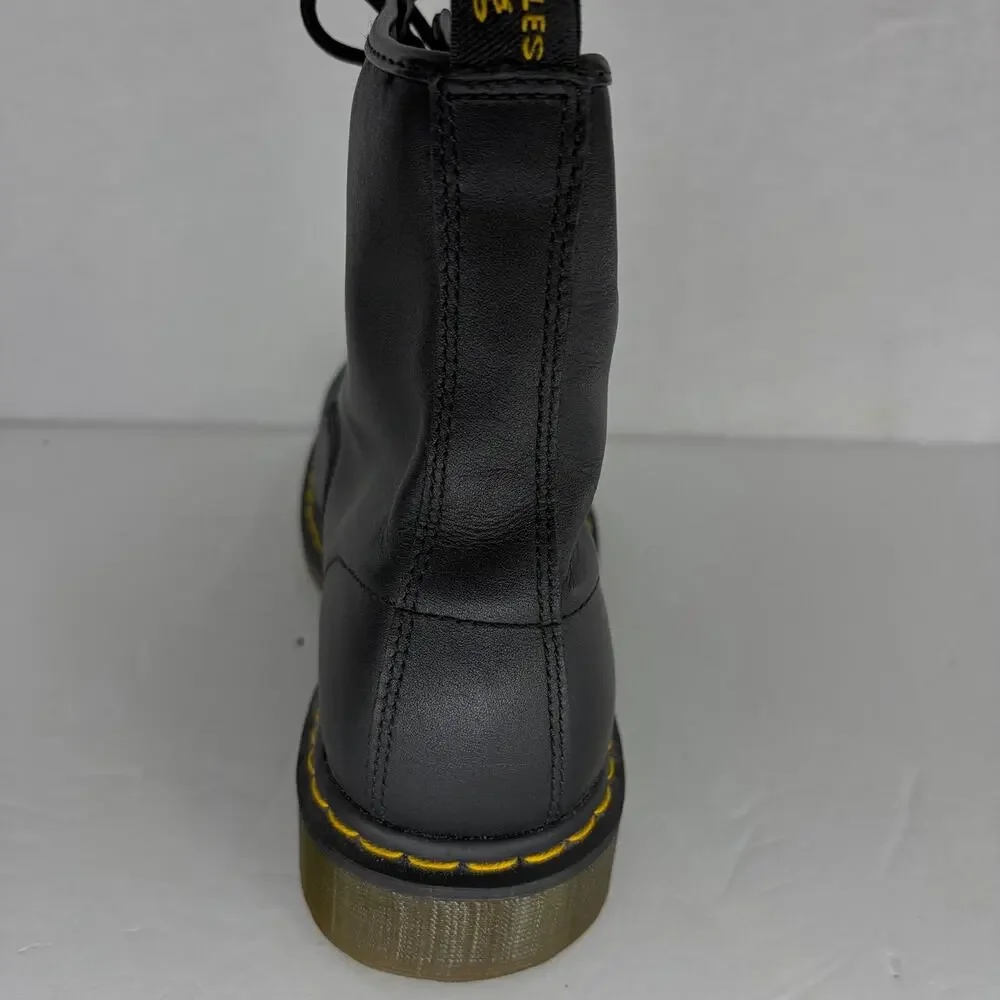 Dr. Martens 1460 Black Leather 8-Eye Boots Men's 12 AirWair Bouncing Soles